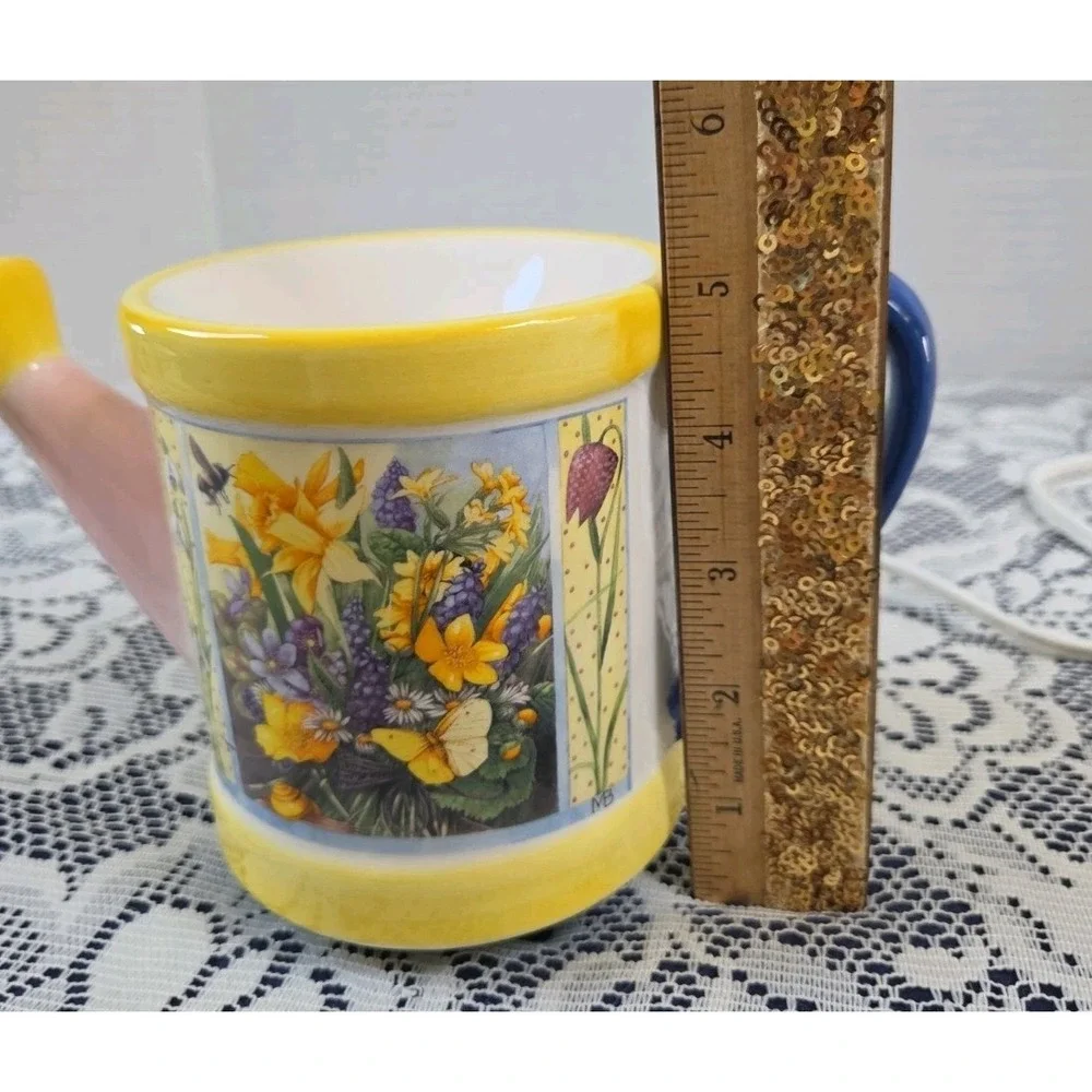 Electric Wax Warmer Gardening Theme Watering Can Daffodils Butterflies Pastels